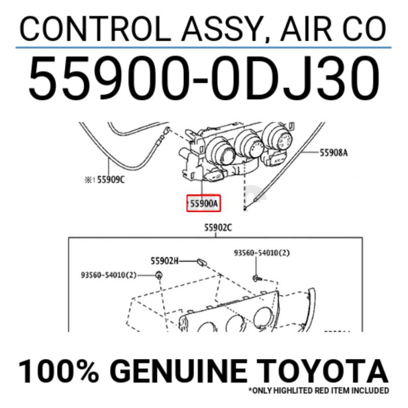 Switch Assembly Air Conditioner - 559000DJ30